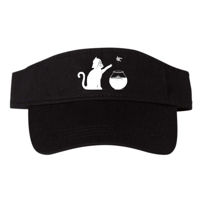 Cat And Fish Bow Parody Visor