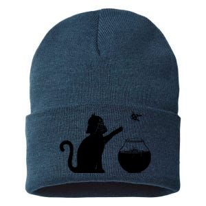 Sw Cat Vader Premium Cat Sustainable Knit Beanie