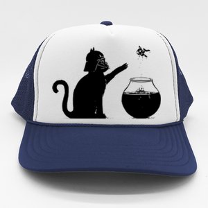 Sw Cat Vader Premium Cat Trucker Hat