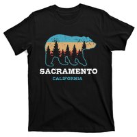 Sacramento California Vintage Bear Grizzly Nature Souvenir T-Shirt