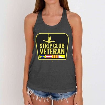 Strip Club Veteran Women's Knotted Racerback Tank