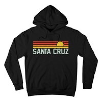 Santa Cruz Vintage Beach Sunset California Santa Cruz Summer Hoodie