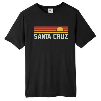 Santa Cruz Vintage Beach Sunset California Santa Cruz Summer Tall Fusion ChromaSoft Performance T-Shirt