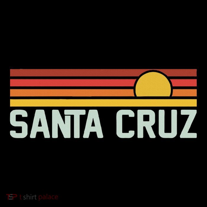 Santa Cruz Vintage Beach Sunset California Santa Cruz Summer Flatbill Hat