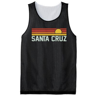 Santa Cruz Vintage Beach Sunset California Santa Cruz Summer Mesh Reversible Basketball Jersey Tank