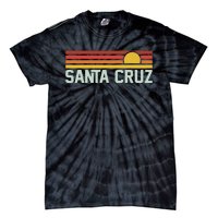 Santa Cruz Vintage Beach Sunset California Santa Cruz Summer Tie-Dye T-Shirt