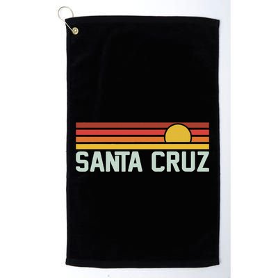 Santa Cruz Vintage Beach Sunset California Santa Cruz Summer Golf Towel