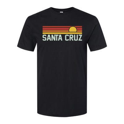 Santa Cruz Vintage Beach Sunset California Santa Cruz Summer Softstyle CVC T-Shirt