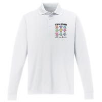 School Counselor Valentine Feel All The Feels Performance Long Sleeve Polo