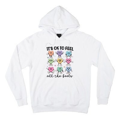 School Counselor Valentine Feel All The Feels Hoodie