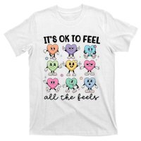 School Counselor Valentine Feel All The Feels T-Shirt