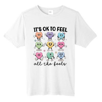 School Counselor Valentine Feel All The Feels Tall Fusion ChromaSoft Performance T-Shirt