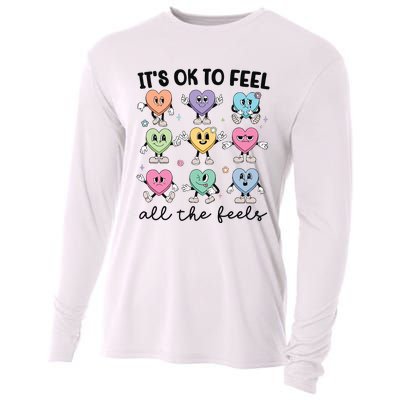 School Counselor Valentine Feel All The Feels Cooling Performance Long Sleeve Crew