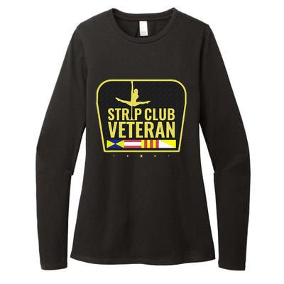 Strip Club Veteran Womens CVC Long Sleeve Shirt