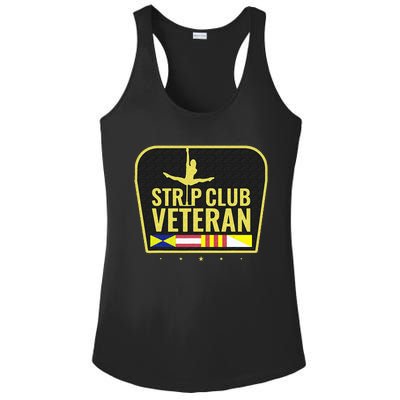 Strip Club Veteran Ladies PosiCharge Competitor Racerback Tank