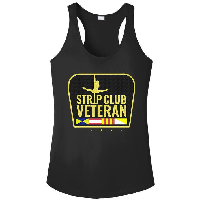 Strip Club Veteran Ladies PosiCharge Competitor Racerback Tank