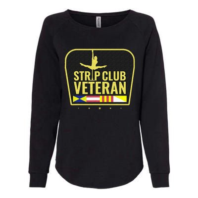 Strip Club Veteran Womens California Wash Sweatshirt