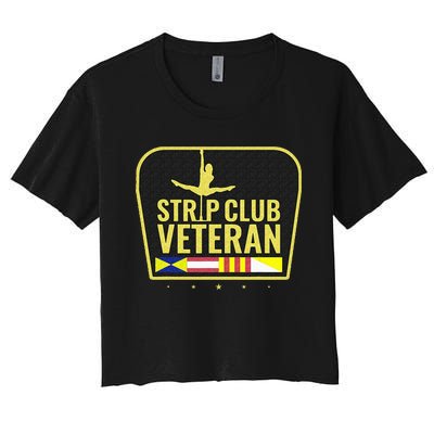 Strip Club Veteran Women's Crop Top Tee