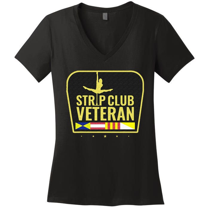 Strip Club Veteran Women's V-Neck T-Shirt