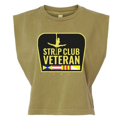 Strip Club Veteran Garment-Dyed Women's Muscle Tee