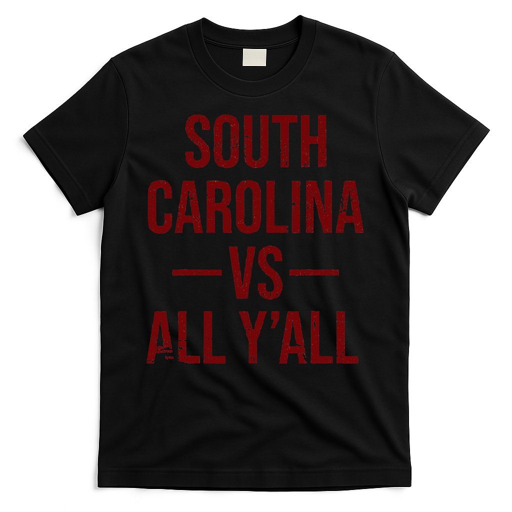 South Carolina Vs All YAll Vintage Weathered Southerner T-Shirt