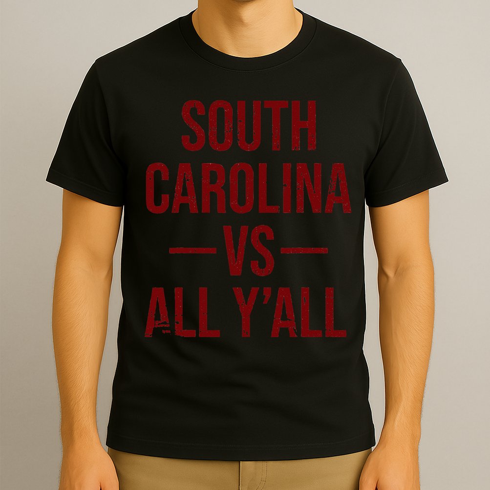 South Carolina Vs All YAll Vintage Weathered Southerner T-Shirt