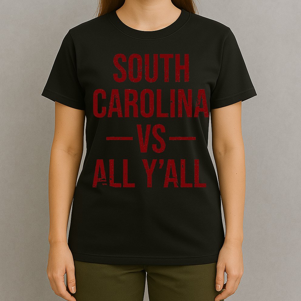 South Carolina Vs All YAll Vintage Weathered Southerner T-Shirt