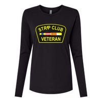 Strip Club Veteran Funny Veteran Womens Cotton Relaxed Long Sleeve T-Shirt