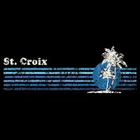 St. Croix Vintage 80s Palm Trees Sunset Sweatshirt