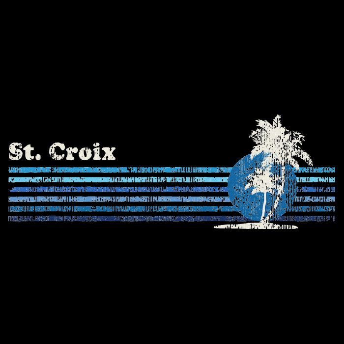 St. Croix Vintage 80s Palm Trees Sunset Sweatshirt