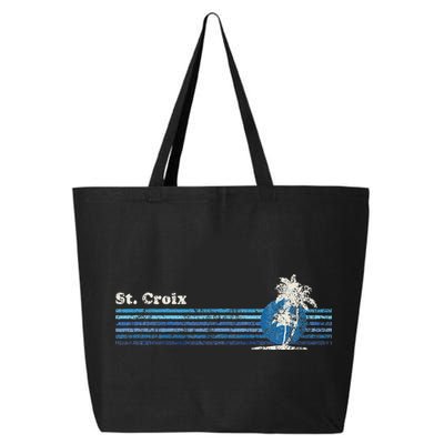 St. Croix Vintage 80s Palm Trees Sunset 25L Jumbo Tote