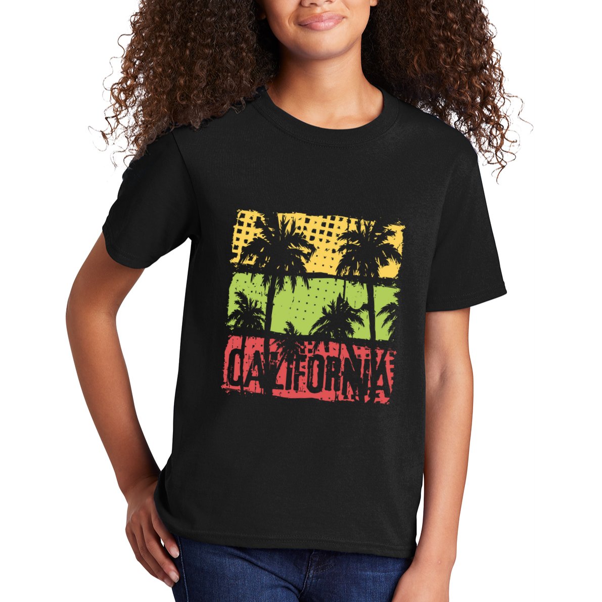 Surfing California Vintage Summer Beach Gift Kids T-Shirt