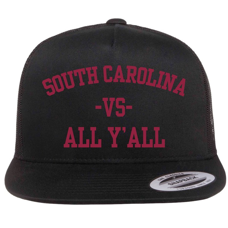 South Carolina Vs All Y'All Flat Bill Trucker Hat