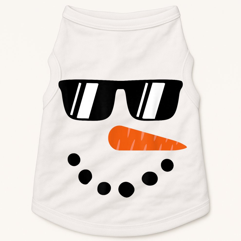 Snowman Christmas Winter Doggie Tank
