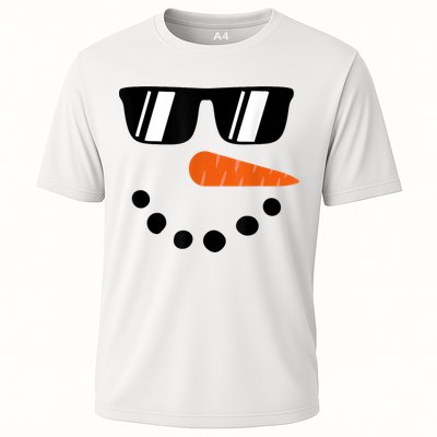 Snowman Christmas Winter Cooling Performance Crew T-Shirt