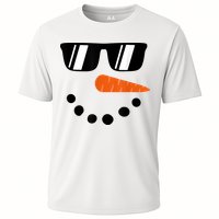 Snowman Christmas Winter Cooling Performance Crew T-Shirt