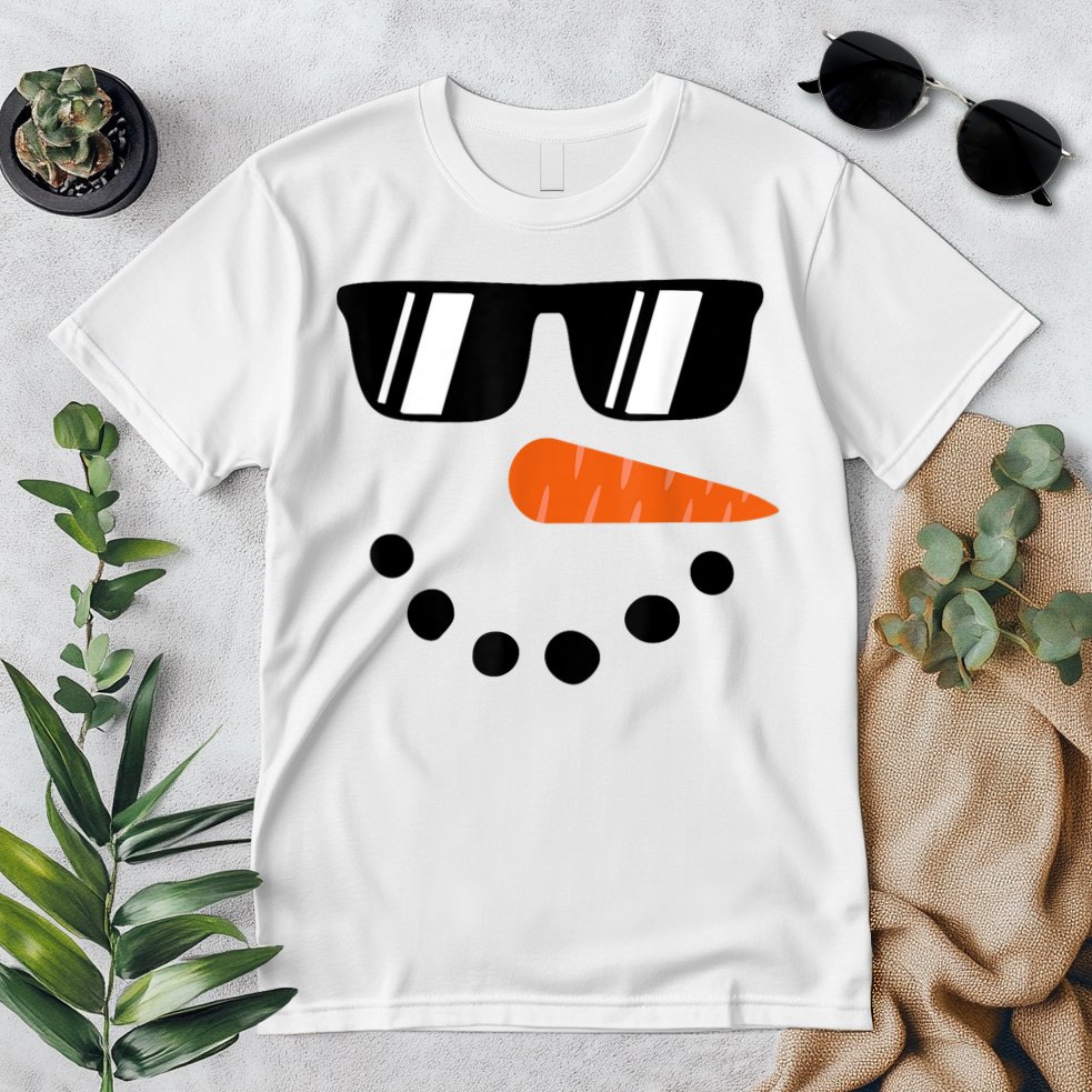 Snowman Christmas Winter Premium T-Shirt