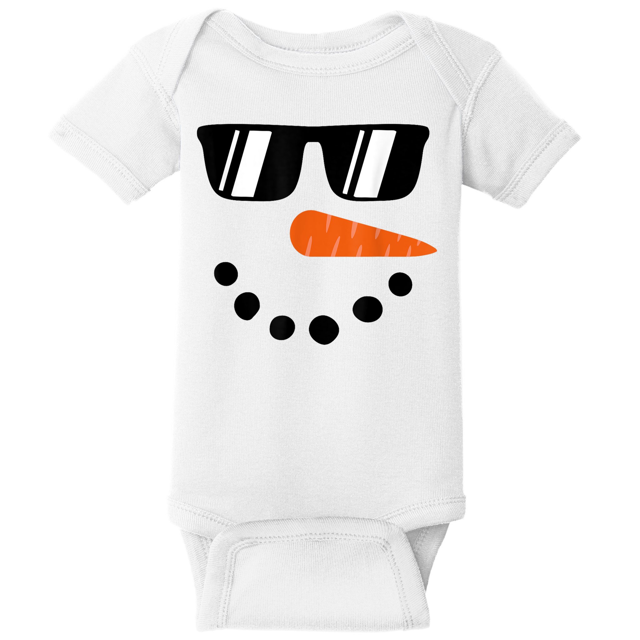 Snowman Christmas Winter Baby Bodysuit