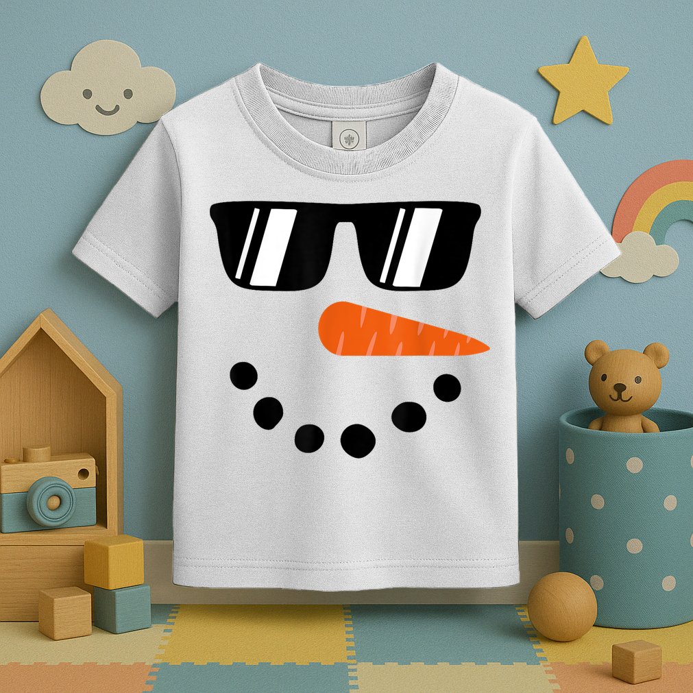 Snowman Christmas Winter Toddler T-Shirt