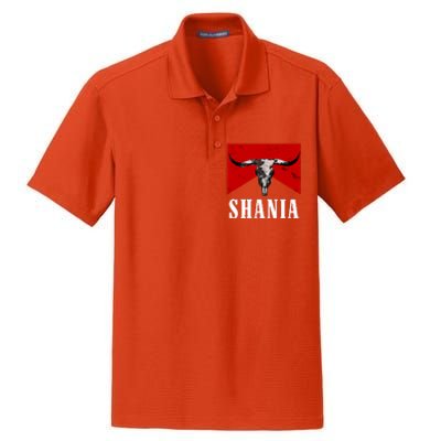 Shania Country Western Bull Dry Zone Grid Polo