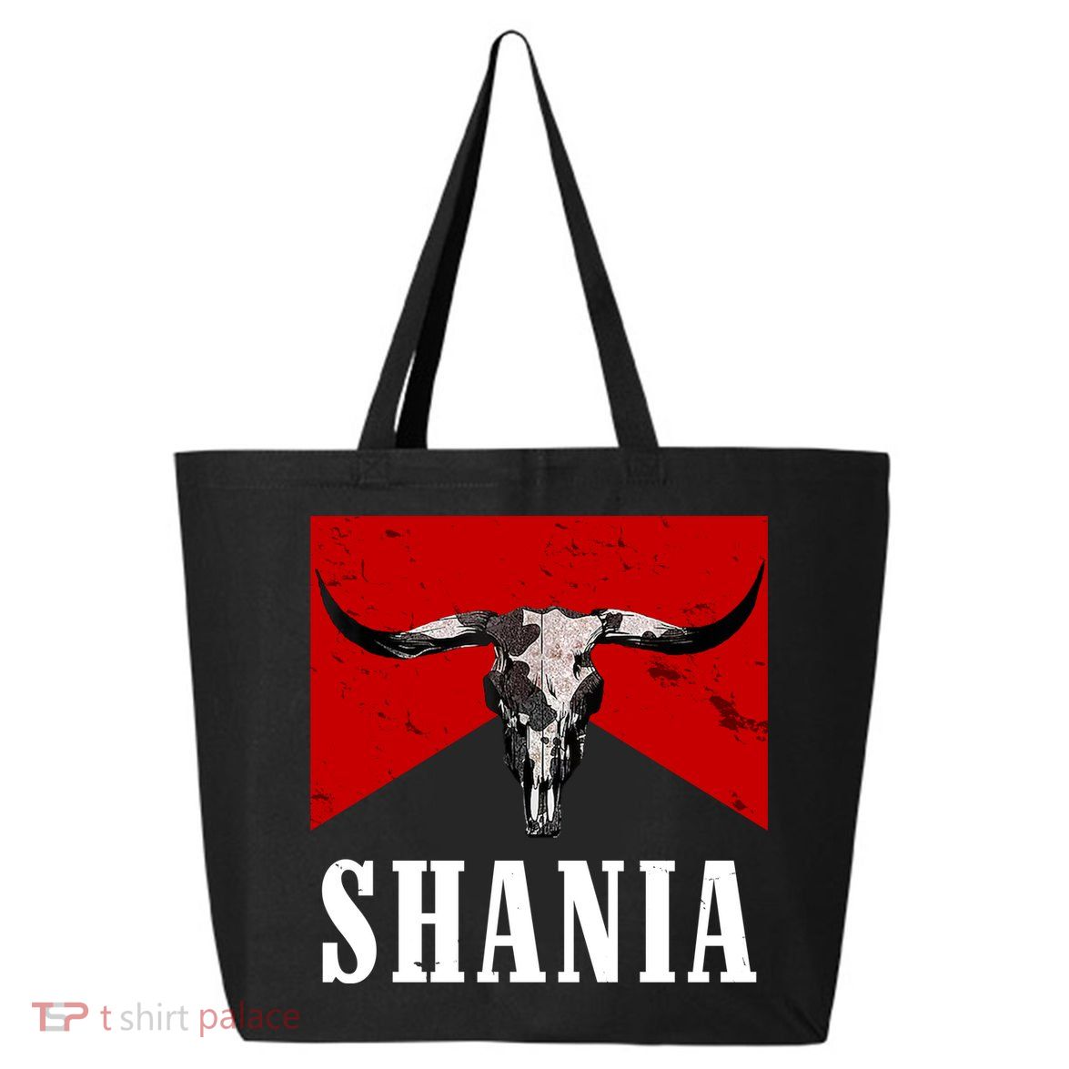 Shania Country Western Bull 25L Jumbo Tote