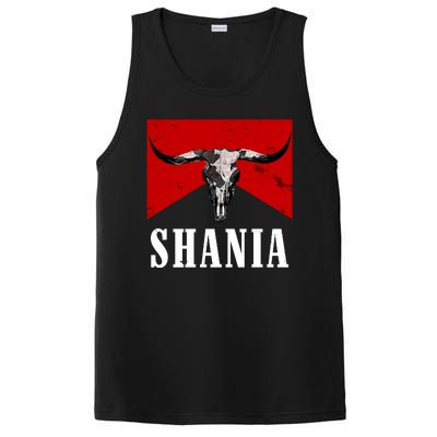 Shania Country Western Bull PosiCharge Competitor Tank