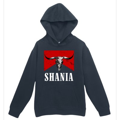 Shania Country Western Bull Urban Pullover Hoodie