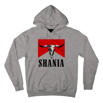 Shania Country Western Bull Hoodie