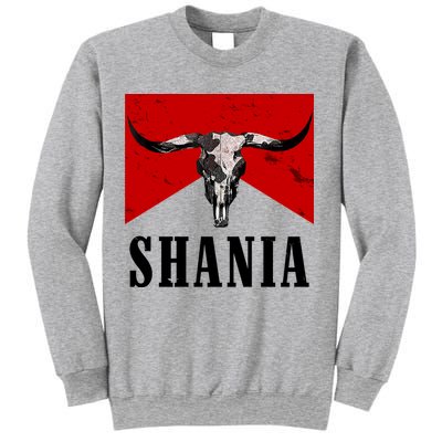 Shania Country Western Bull Sweatshirt