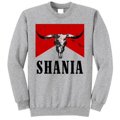 Shania Country Western Bull Sweatshirt