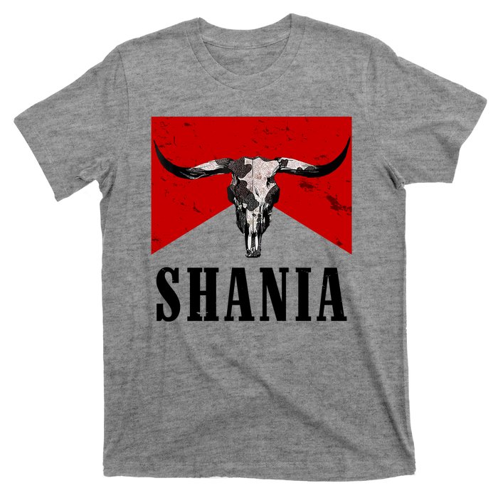 Shania Country Western Bull T-Shirt