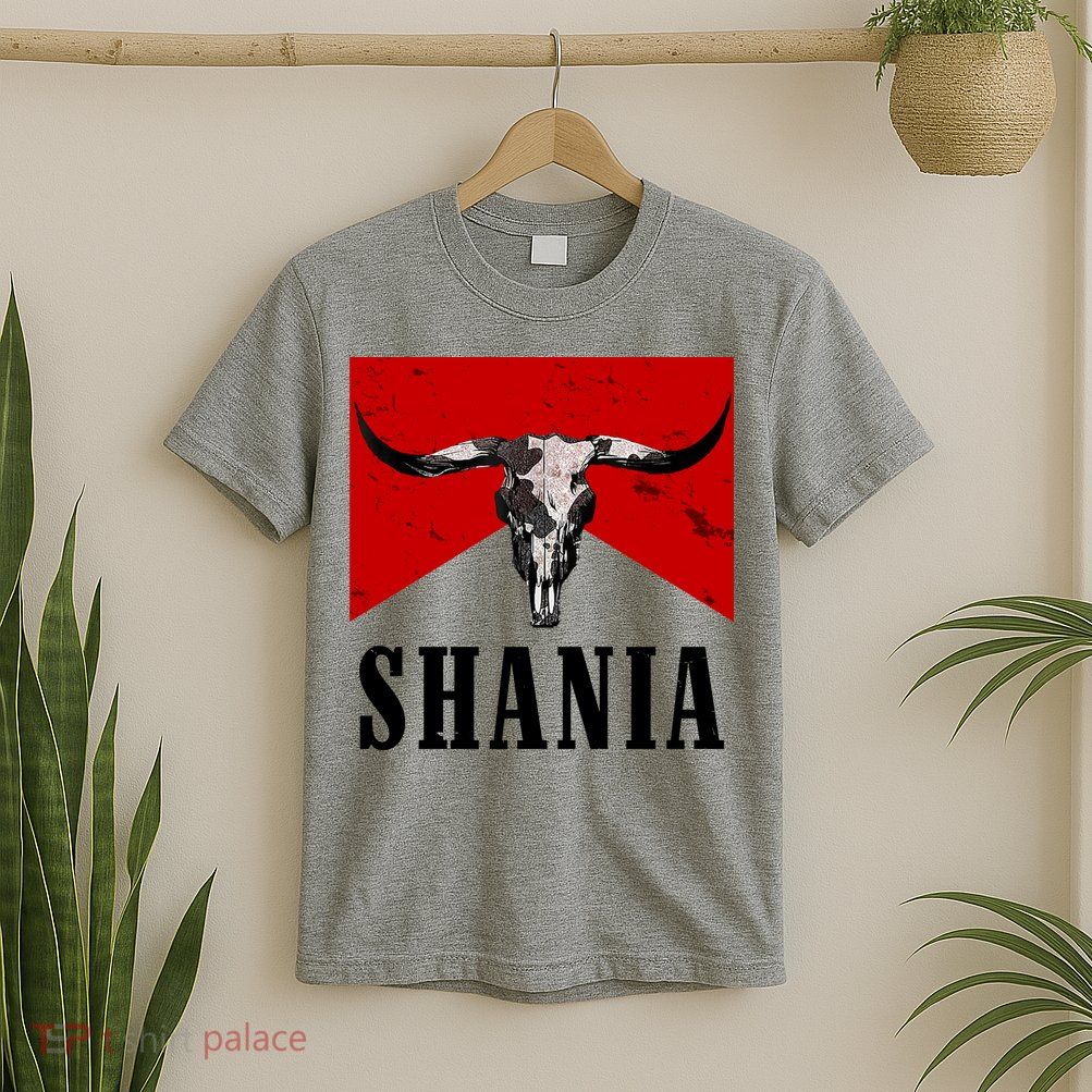Shania Country Western Bull T-Shirt