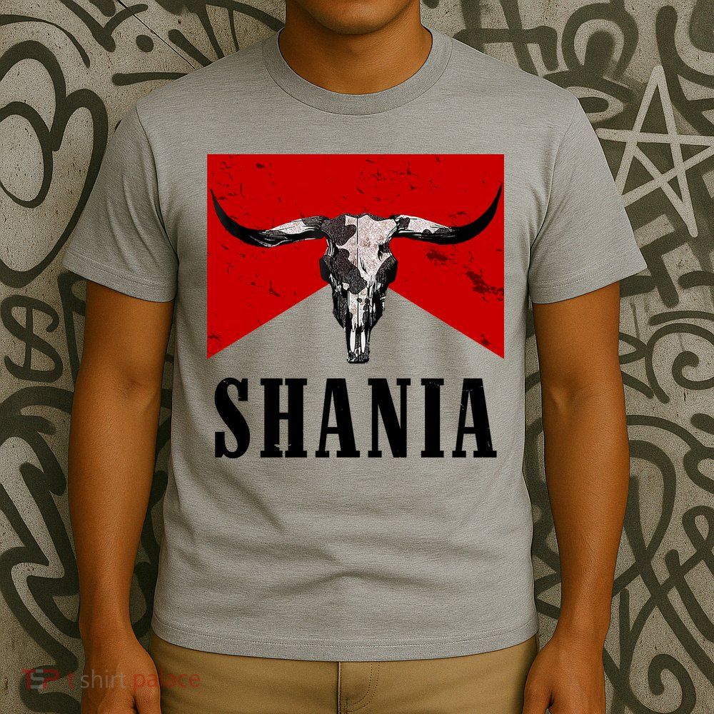 Shania Country Western Bull T-Shirt