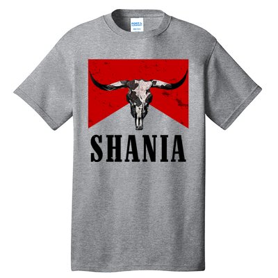 Shania Country Western Bull Tall T-Shirt